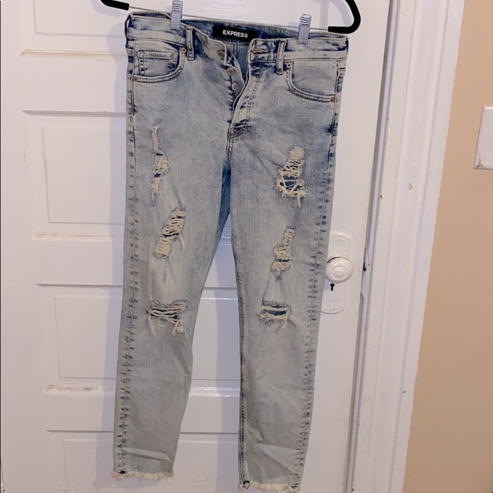 High rise jeans
